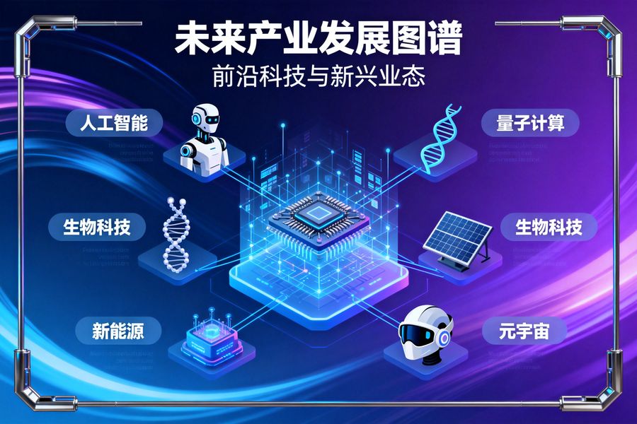在科技浪潮洶涌澎湃、全球經濟格局深刻變革的當下，未來產業猶如璀璨星辰，照亮了人類社會前行的道路