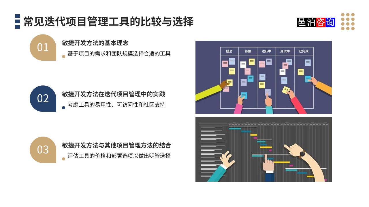 邑泊數字化智能化技術常見迭代項目管理工具的比較與選擇