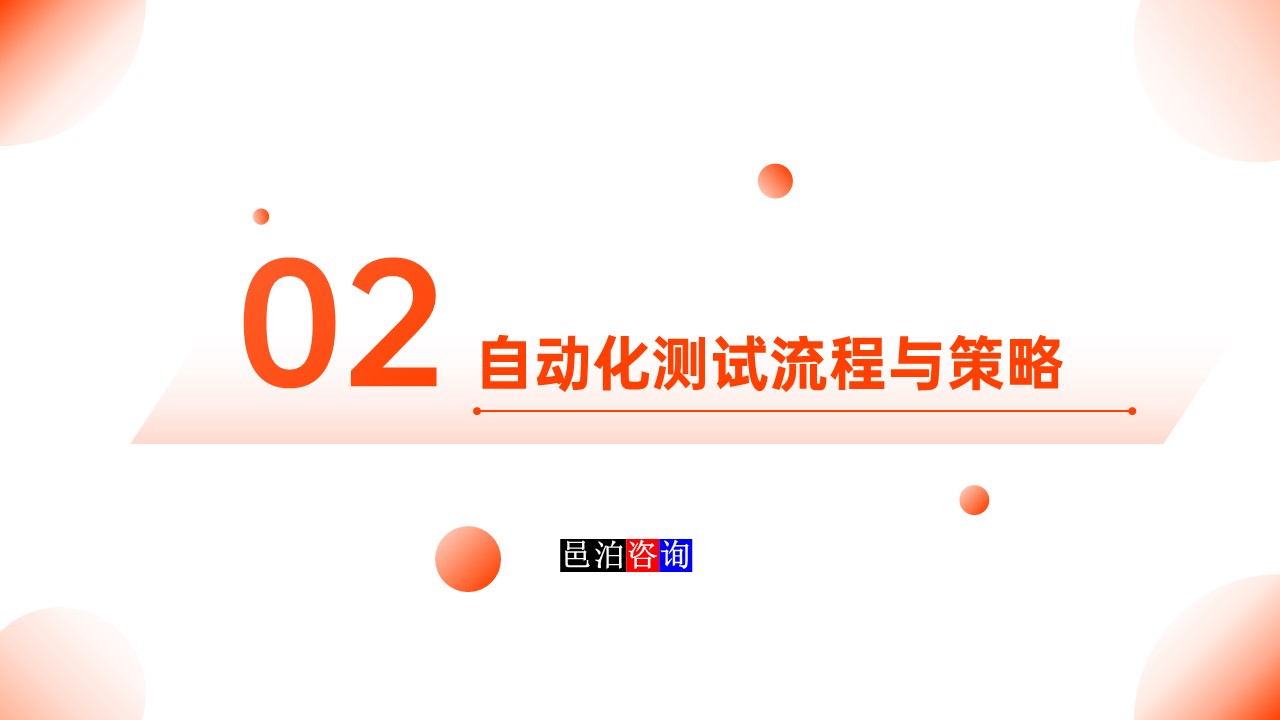 邑泊數字化智能化技術軟件產品自動化測試自動化測試流程與策略