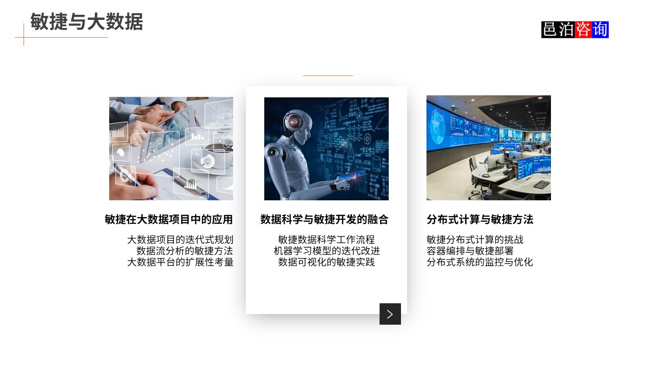 邑泊數字化智能化技術敏捷軟件開發敏捷與大數據