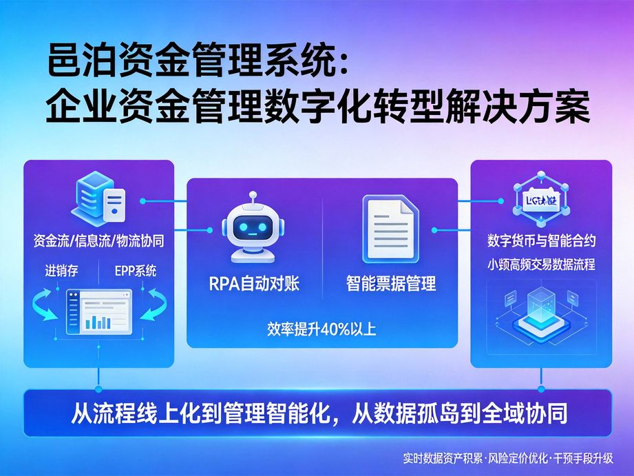 資金管理系統：以數據驅動企業資金管理精細化升級