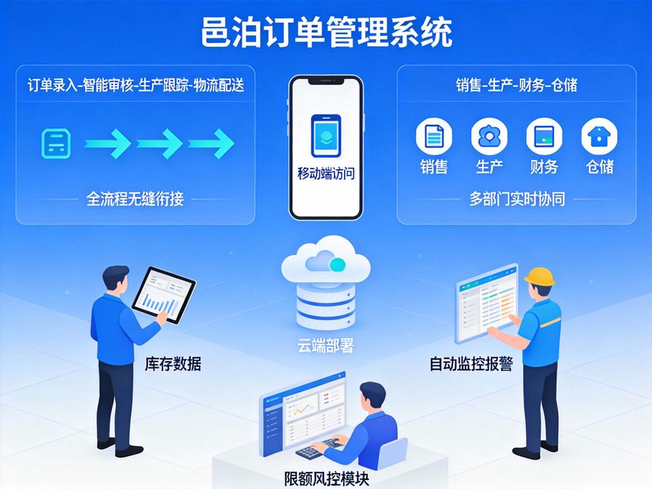 定制化訂單錄入系統：以專屬流程驅動企業效能躍升，邑泊軟件賦能管理新范式