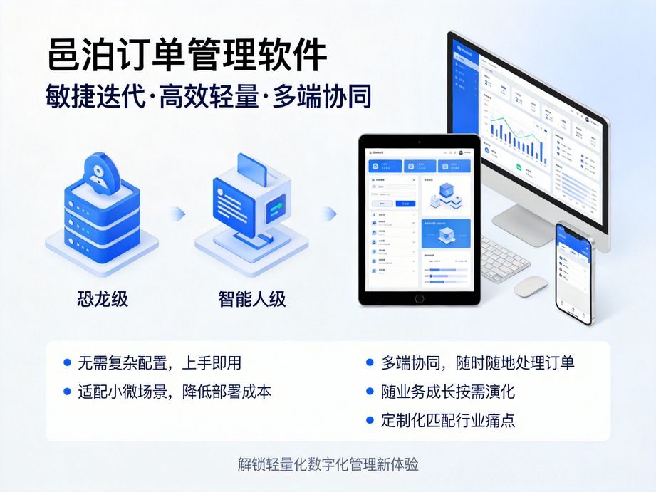 邑泊適配制造業生產需求，訂單管理軟件聯動生產計劃實現按需備貨