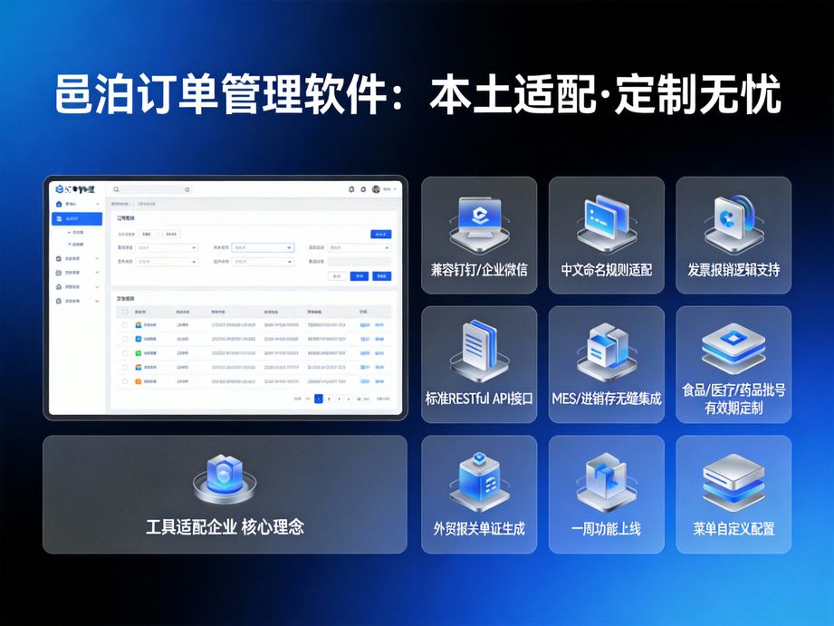 邑泊注重客戶分級運營，訂單管理軟件為不同客戶設置差異化訂貨權限