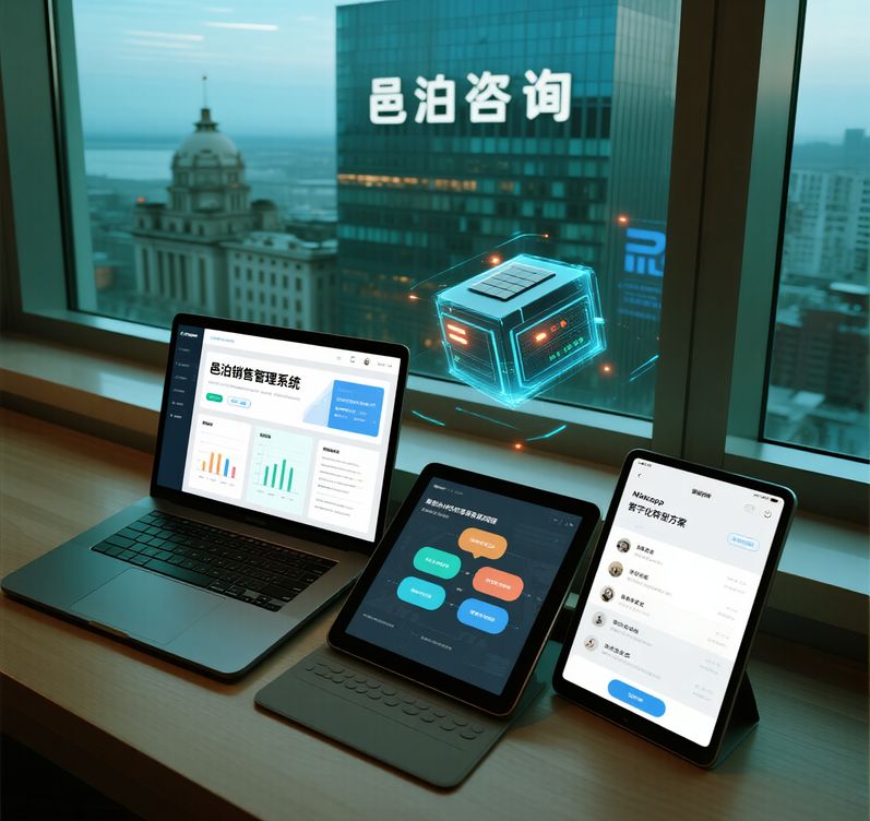 邑博泊bo銷售管理軟件支持多終端訪問，方便隨時管理銷售。