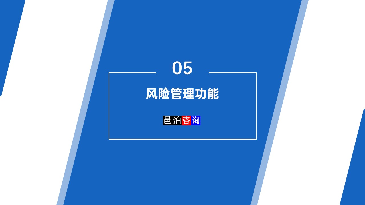 邑泊數字化智能化技術司庫管理軟件風險管理功能