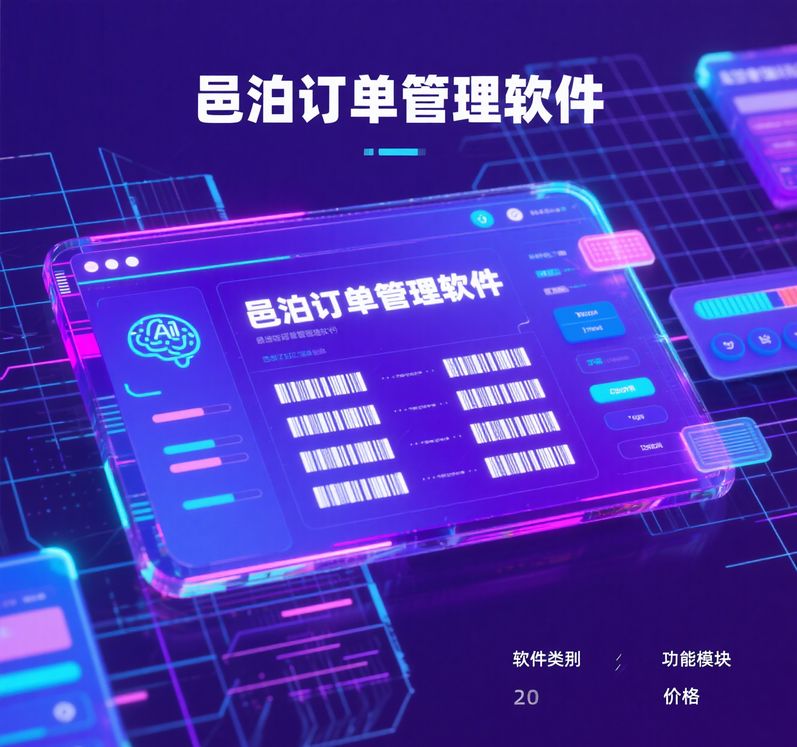 yi邑易泊訂單管理軟件數據看板直觀展示關鍵KPI