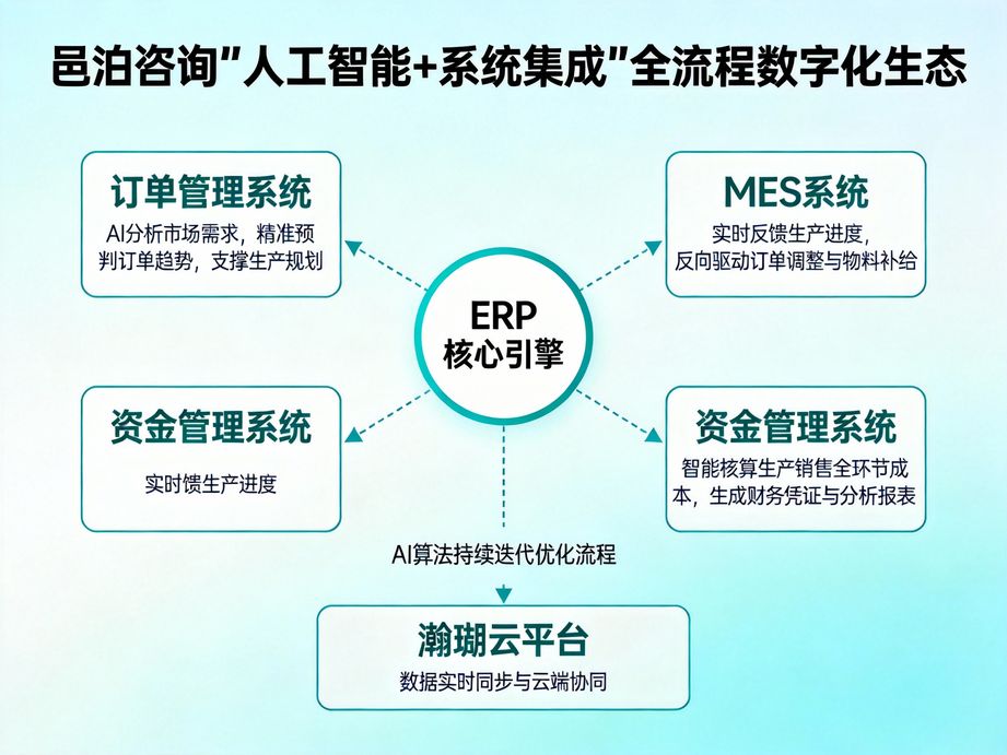 以人工智能驅動數字化轉型，邑泊咨詢為企業提供從規劃設計到落地實施的全鏈路專業咨詢與技術支持。