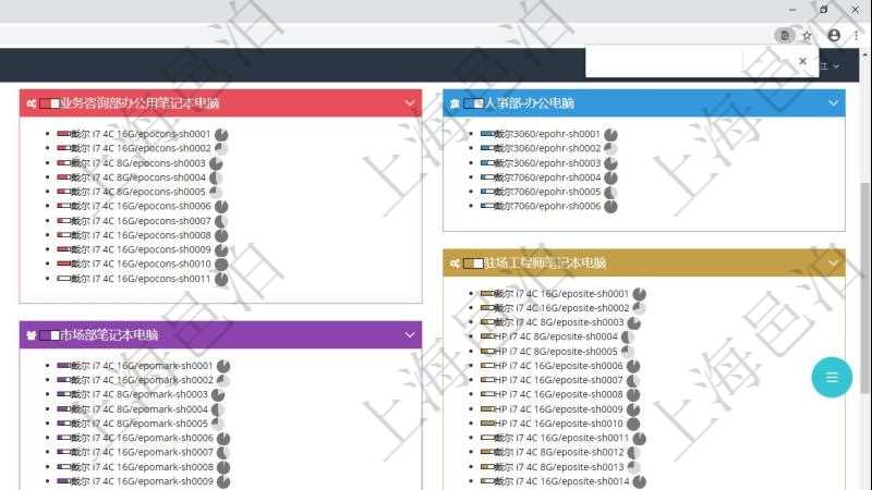 項目管理軟件固定資產管理總經理儀表盤可以查看資產項目進度表,包括每個類別不同資產折舊進度條、產能利用率(百分比)。