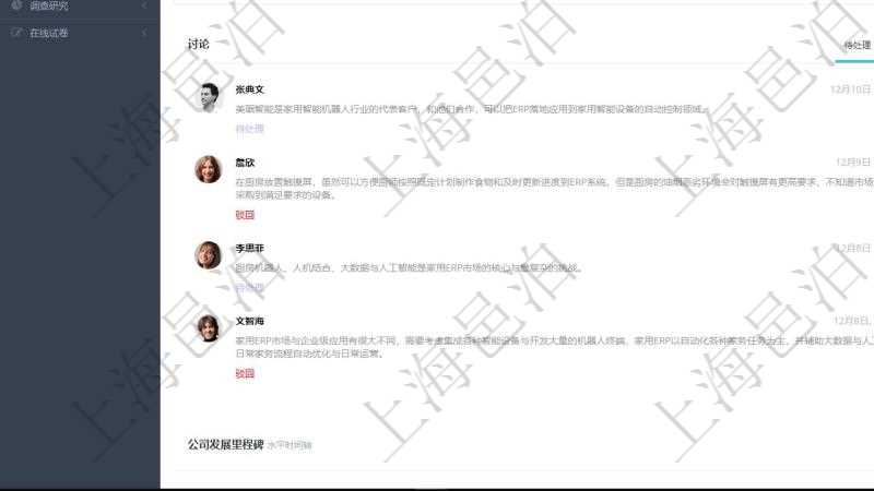 項目管理軟件期貨投資管理總經理儀表盤資金分類餅圖顯示投機、對沖、套利、現金、其它分布。資金來源餅圖顯示自有、募集、賬戶委托、顧問咨詢、其它分布。討論區顯示待處理與已批準業務。決策、會議與行動區顯示待批準、已完成業務。