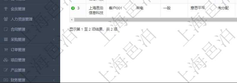 在項目管理軟件CRM客戶關系管理系統中查詢返回的客戶拜訪列表字段信息有:潛在客戶、來訪方式、跟進級別、跟進階段、城市、地區、領域、部門、合作方式、如何知道我們、預算范圍、聯系目標、簽約概率、溝通細節等。