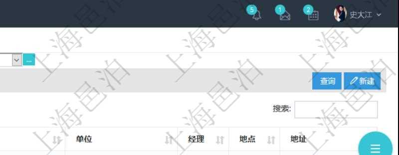 項目管理軟件查詢公司部門列表返回的部門信息包括:名稱、代碼、描述、單位、經理、地點、地址等。