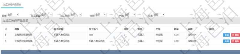 在項目管理軟件MES生產制造管理系統中查詢加工執行產品日志返回的明細信息有:產品配置、加工配置、加工執行、序號、物資、產品、數量、容器、描述。同時還會返回關聯的加工執行產品日志:加工配置、加工執行、序號、物資、產品、數量、容器、描述。