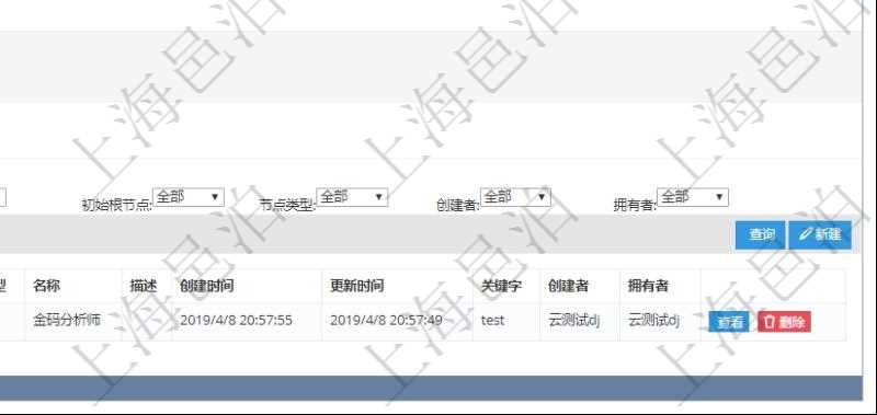項目管理軟件產品管理模塊產品結點明細查詢還可以關聯查詢更多相關資料,比如子產品結點維護信息:單位、部門、團隊、父節點、序號、初始根節點、結點類型、產品結點名稱、描述、創建時間、更新時間、關鍵字、創建者、擁有者。